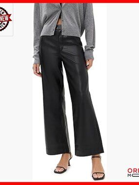 High-Rise Wide Leg Ankle Jeans with Razor Hem Detail